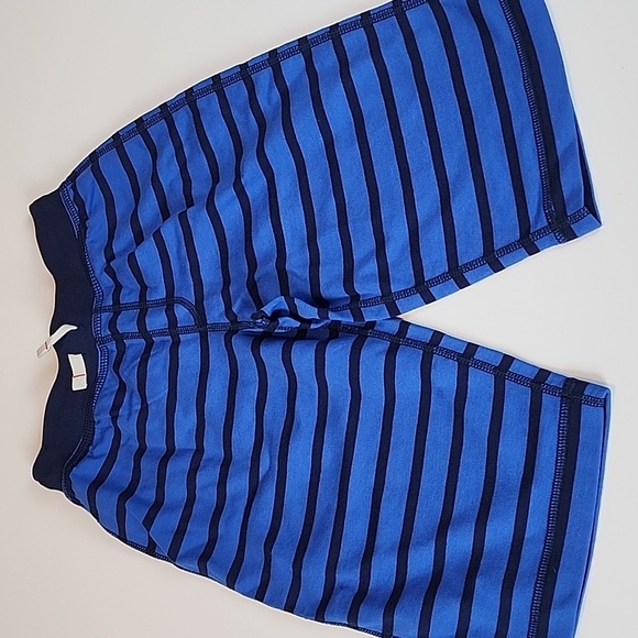 Hanna Andersson sz 140 / 10 new shorts Blue  navy stripes - Picture 1 of 5